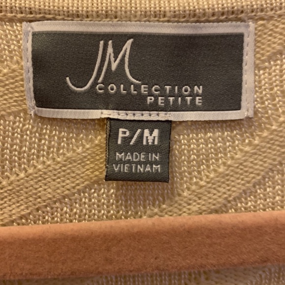 JM Collection beige tone on tone duster - Picture 2 of 8